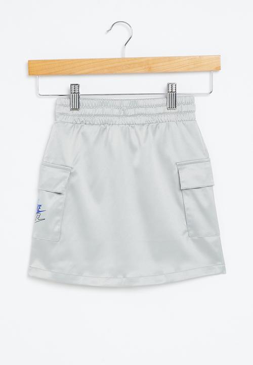 Nike - Nike girls woven cargo skirt - light smoke gray