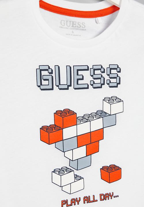 GUESS - Short sleeve T-shirt - pure white