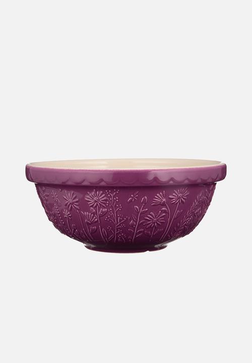 Mason Cash - In The Meadow Mixing Bowl Daisy 26cm - purple