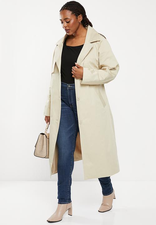 AMANDA LAIRD CHERRY - Plus melville coat - stone