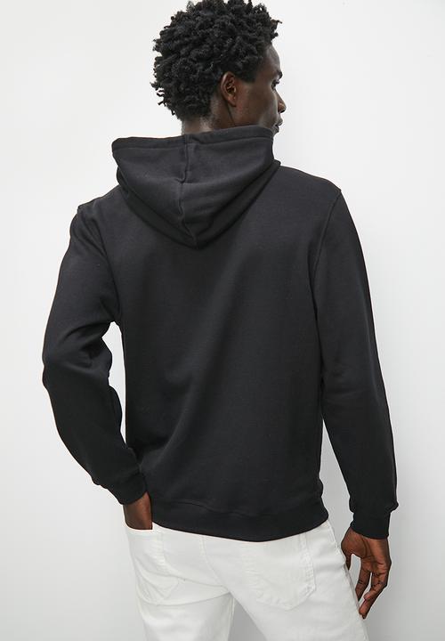 Superbalist - Maddox basic pullover hoodie - black