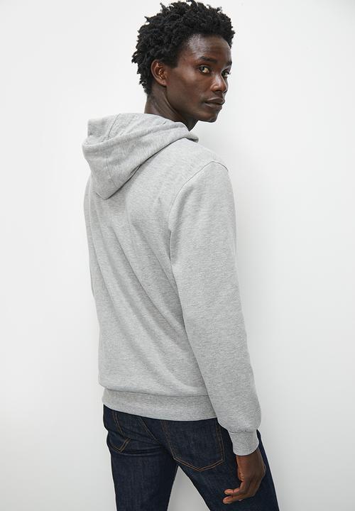 Superbalist - Noel basic zip through hoodie - grey melange