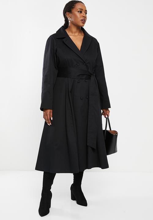 AMANDA LAIRD CHERRY - Plus savoy dress - black