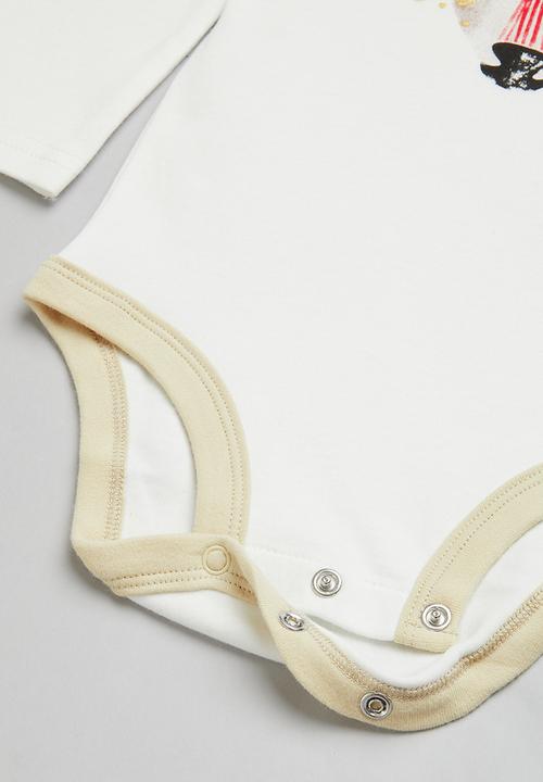 Pop Candy - Printed bodyvest - white
