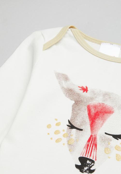 Pop Candy - Printed bodyvest - white