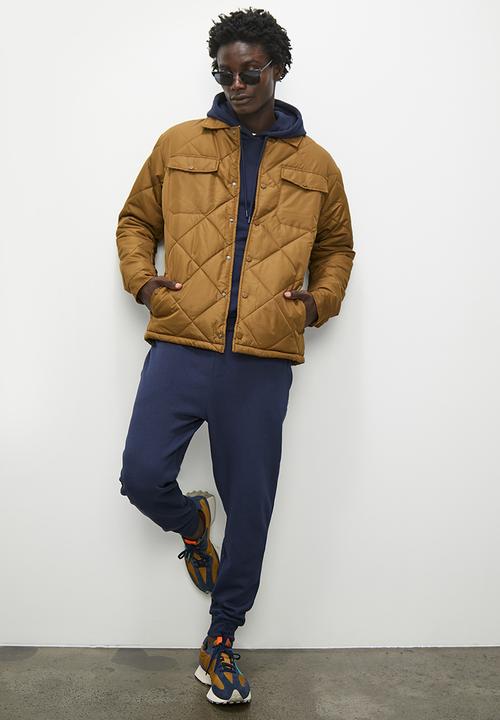 Superbalist - Rowley quilted utility field jacket - taupe
