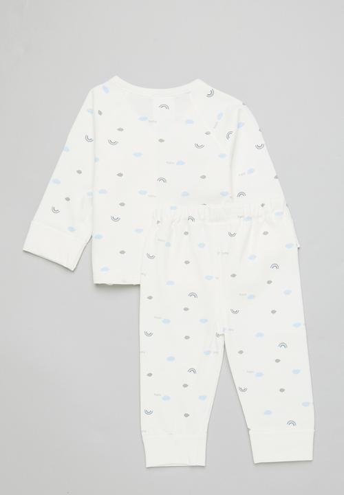 Pop Candy - Baby 2 piece set - white 