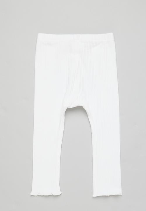 Pop Candy - Rib legging - white