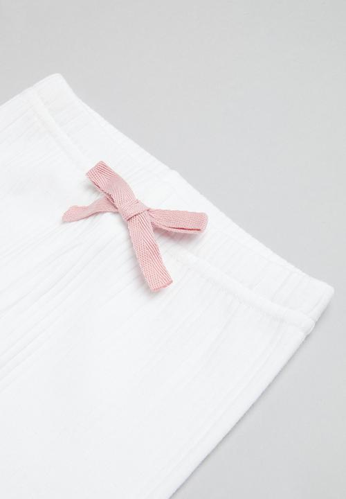 Pop Candy - Rib legging - white