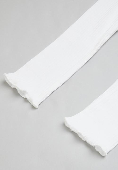 Pop Candy - Rib legging - white