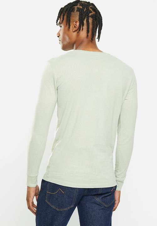 Factorie - Organic long sleeve T-shirt - cool mint