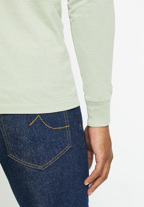 Factorie - Organic long sleeve T-shirt - cool mint