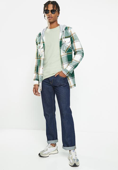 Factorie - Organic long sleeve T-shirt - cool mint