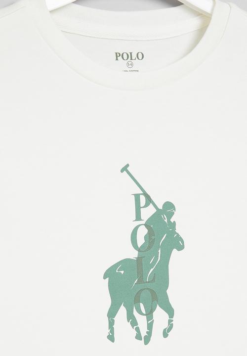POLO - Boys jackson printed long sleeve tee - milk