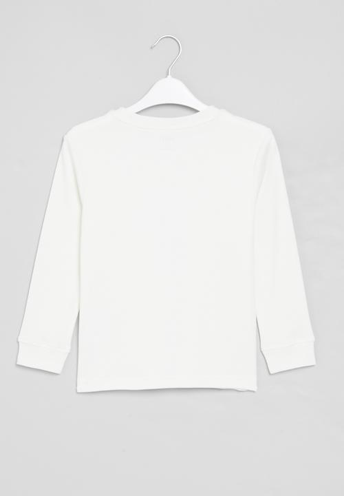POLO - Boys jackson printed long sleeve tee - milk
