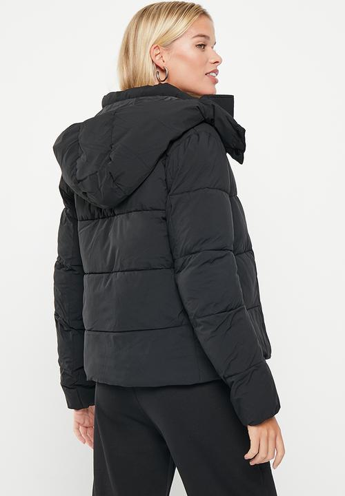 Calvin Klein - Mw non-down short puffer - ck black