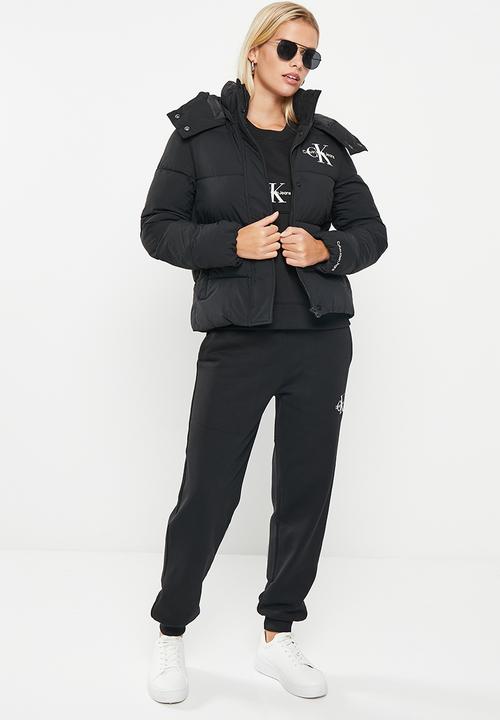 Calvin Klein - Mw non-down short puffer - ck black
