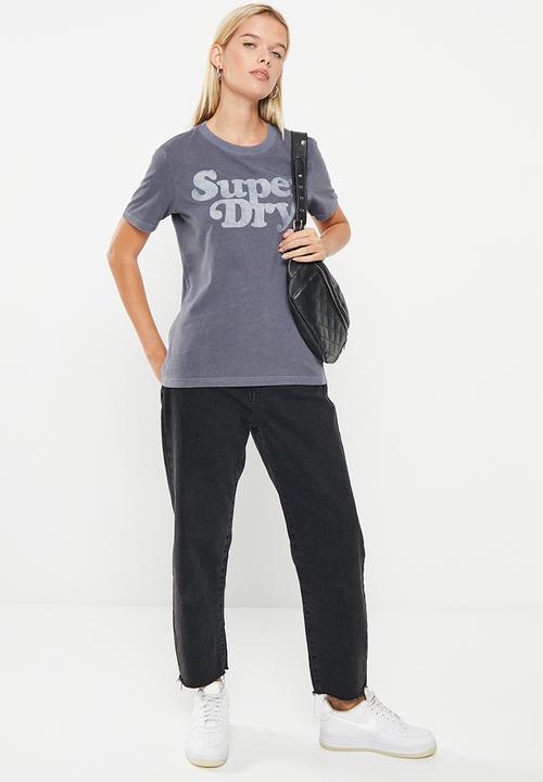 Superdry. - Vintage cooper classic tee - nautical navy
