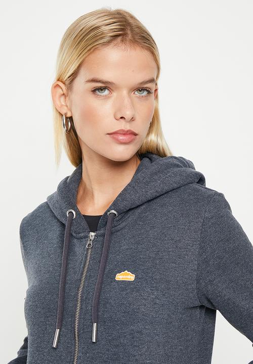 Superdry. - Vintage 90s terrain ziphood - eclipse navy