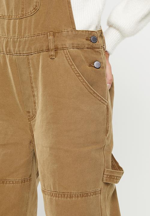 Superdry. - Vintage carpenter dungaree - sandstone