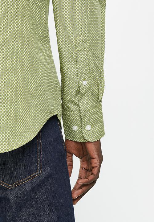 Pringle of Scotland - Long sleeve tailored shirt - green