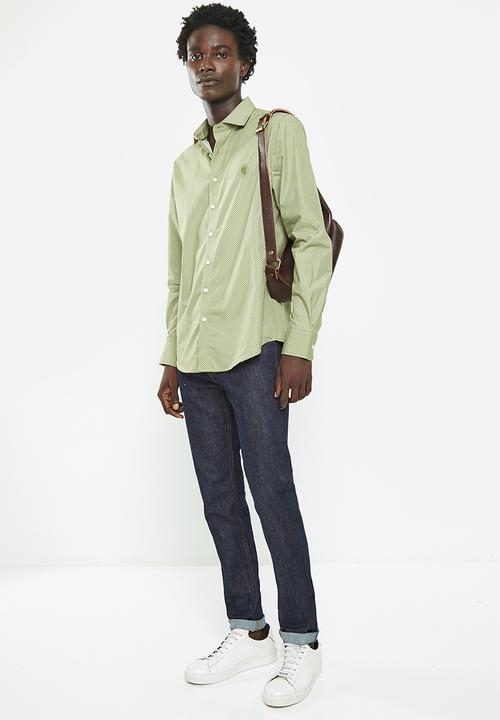 Pringle of Scotland - Long sleeve tailored shirt - green