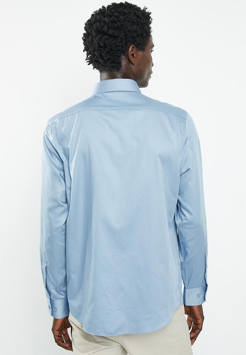 Pringle of Scotland - Long sleeve tailored shirt - blue
