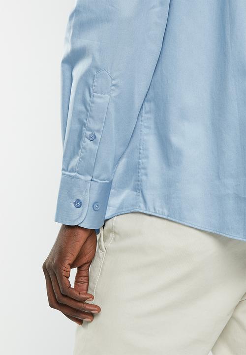 Pringle of Scotland - Long sleeve tailored shirt - blue