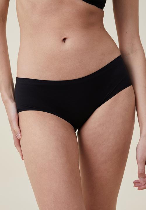 Cotton On - The smoothing hipster boyleg brief - black