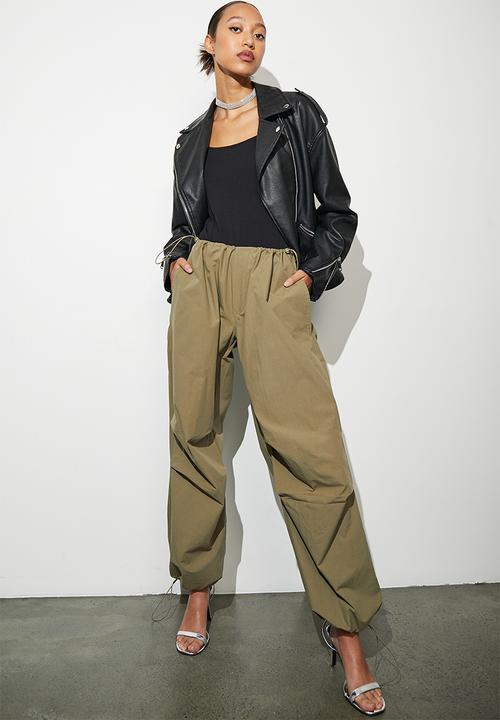Superbalist - Parachute trouser - deep green