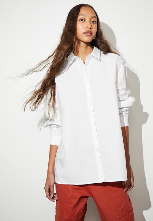 Superbalist - Cut out detail shirt - white