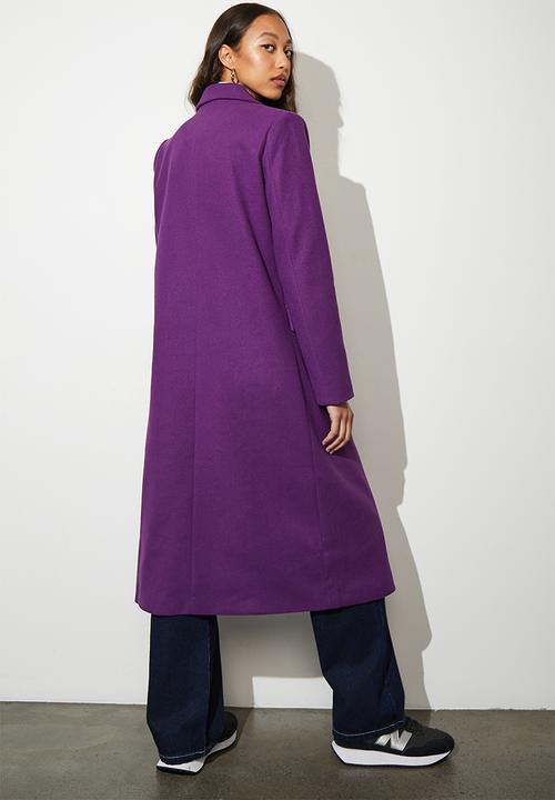 Superbalist - Double breast coat - lavender