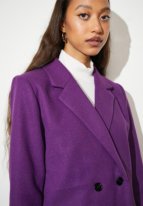 Superbalist - Double breast coat - lavender