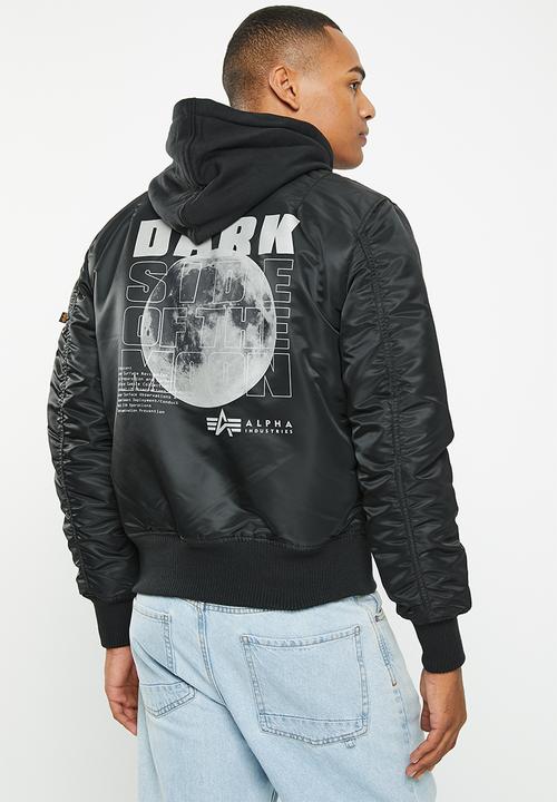 Alpha Industries - Ma-1 vf dark side reflective print - black