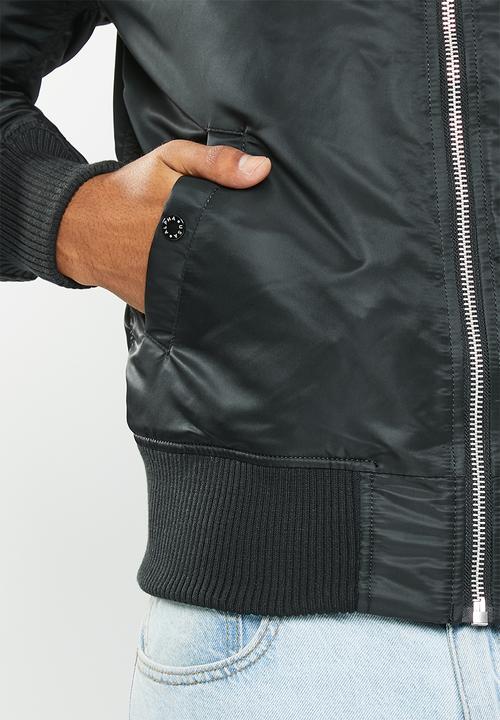 Alpha Industries - Ma-1 vf dark side reflective print - black