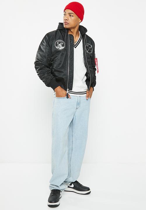 Alpha Industries - Ma-1 vf dark side reflective print - black