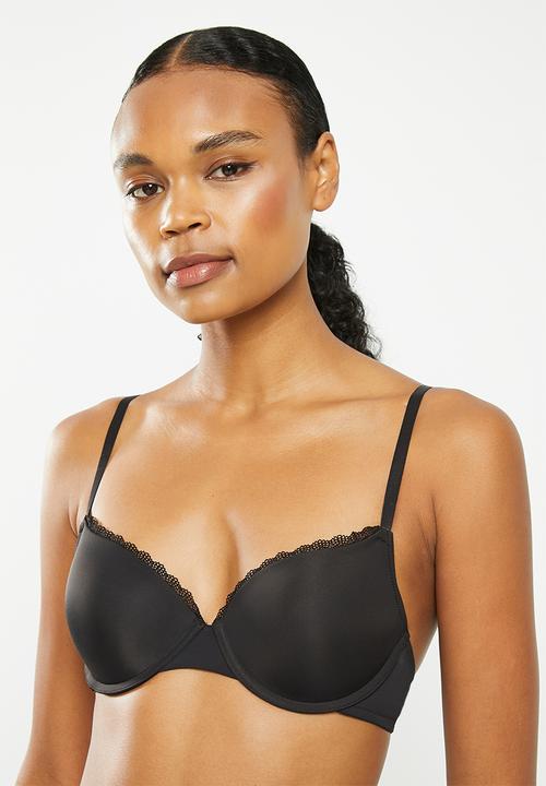H&M - Jersey push-up bra - black