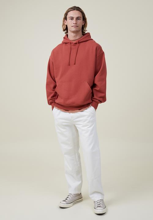 Cotton On - Essential fleece pullover - bruschetta red