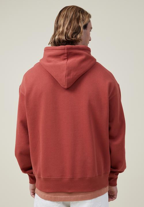 Cotton On - Essential fleece pullover - bruschetta red