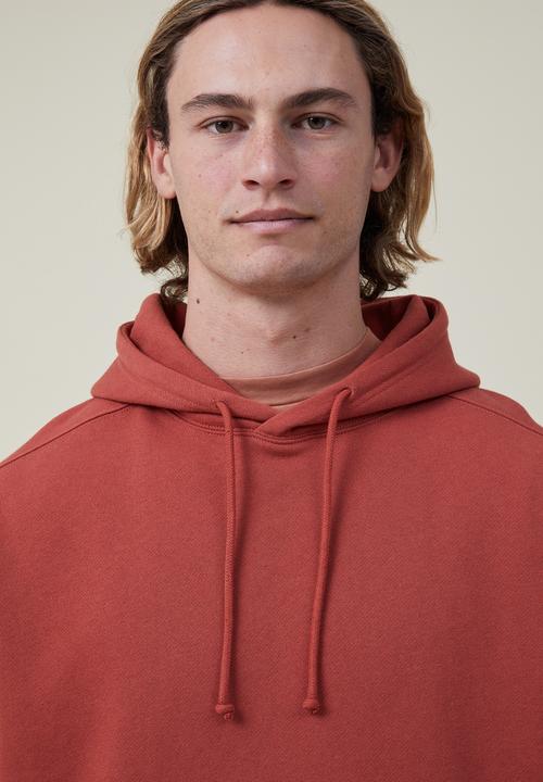 Cotton On - Essential fleece pullover - bruschetta red