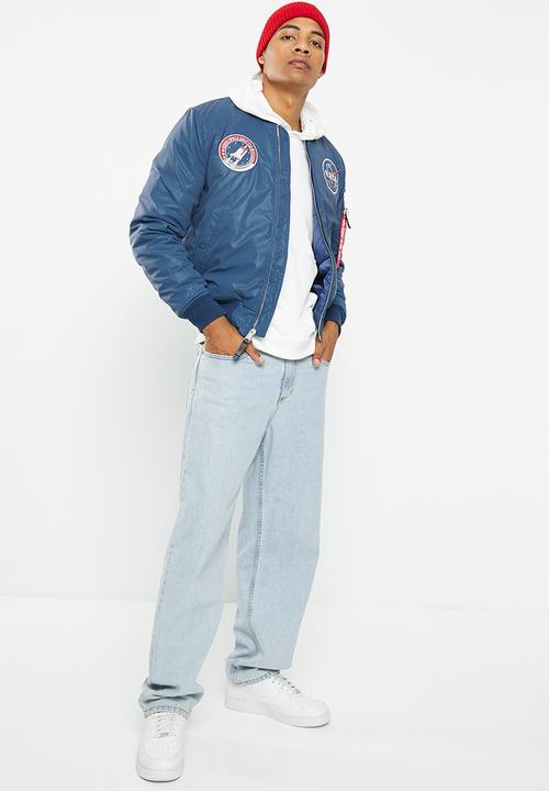 Alpha Industries - Ma-1 nasa reflective - rep blue