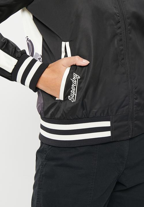 Superdry. - Vintage suikajan bomber - black
