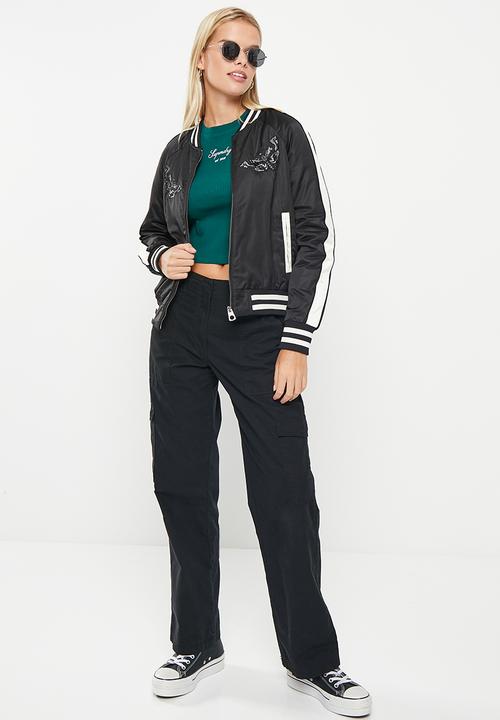 Superdry. - Vintage suikajan bomber - black