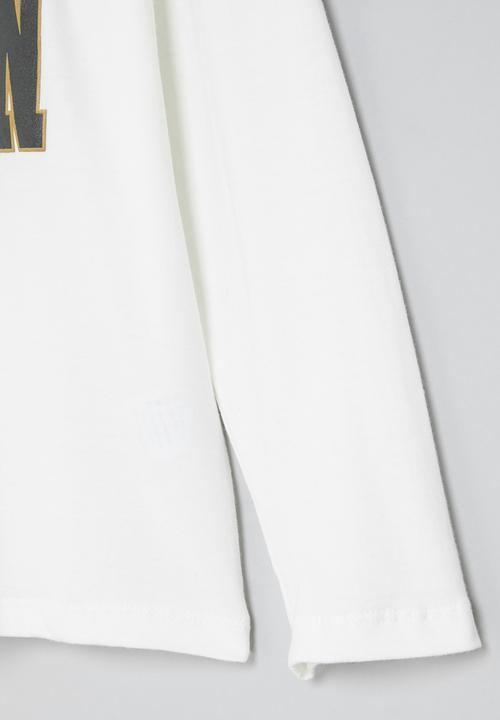 Superbalist - Older girls graphic tee - ecru