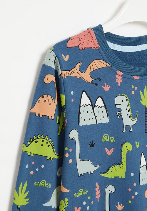 Pop Candy - Dino sweathsirt - blue