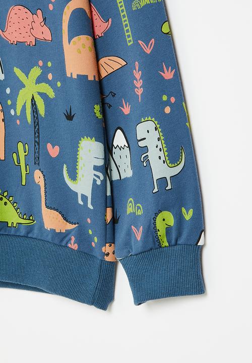 Pop Candy - Dino sweathsirt - blue
