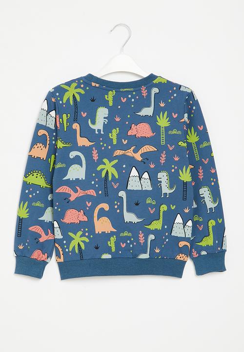 Pop Candy - Dino sweathsirt - blue