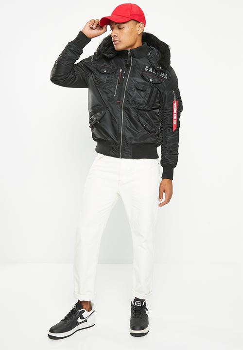 Alpha Industries - Deflector jacket fur - black