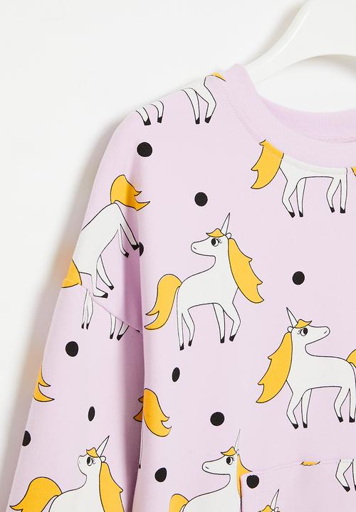 Pop Candy - Girls unicorn sweatshirt - lilac