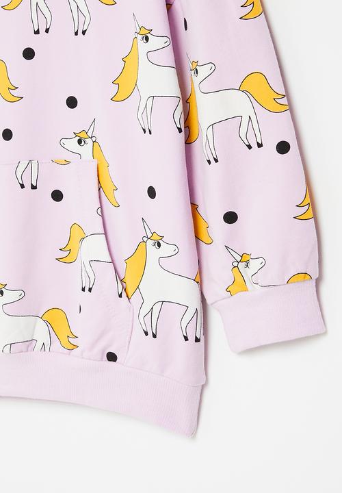 Pop Candy - Girls unicorn sweatshirt - lilac